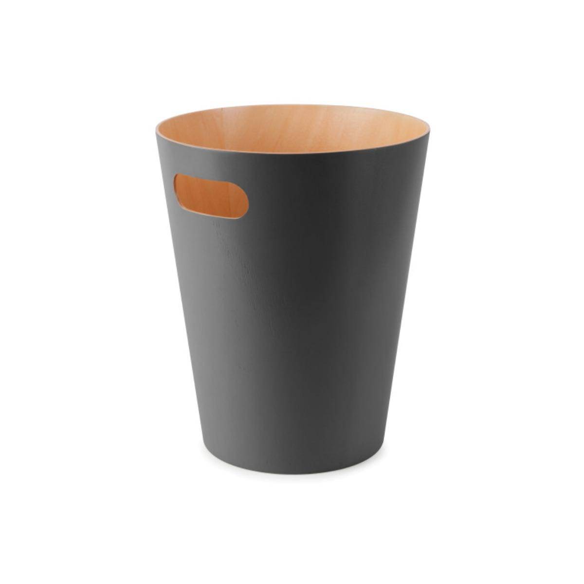 082780-618 - Woodrow Holz-Papierkorb, natur/dunkelgrau