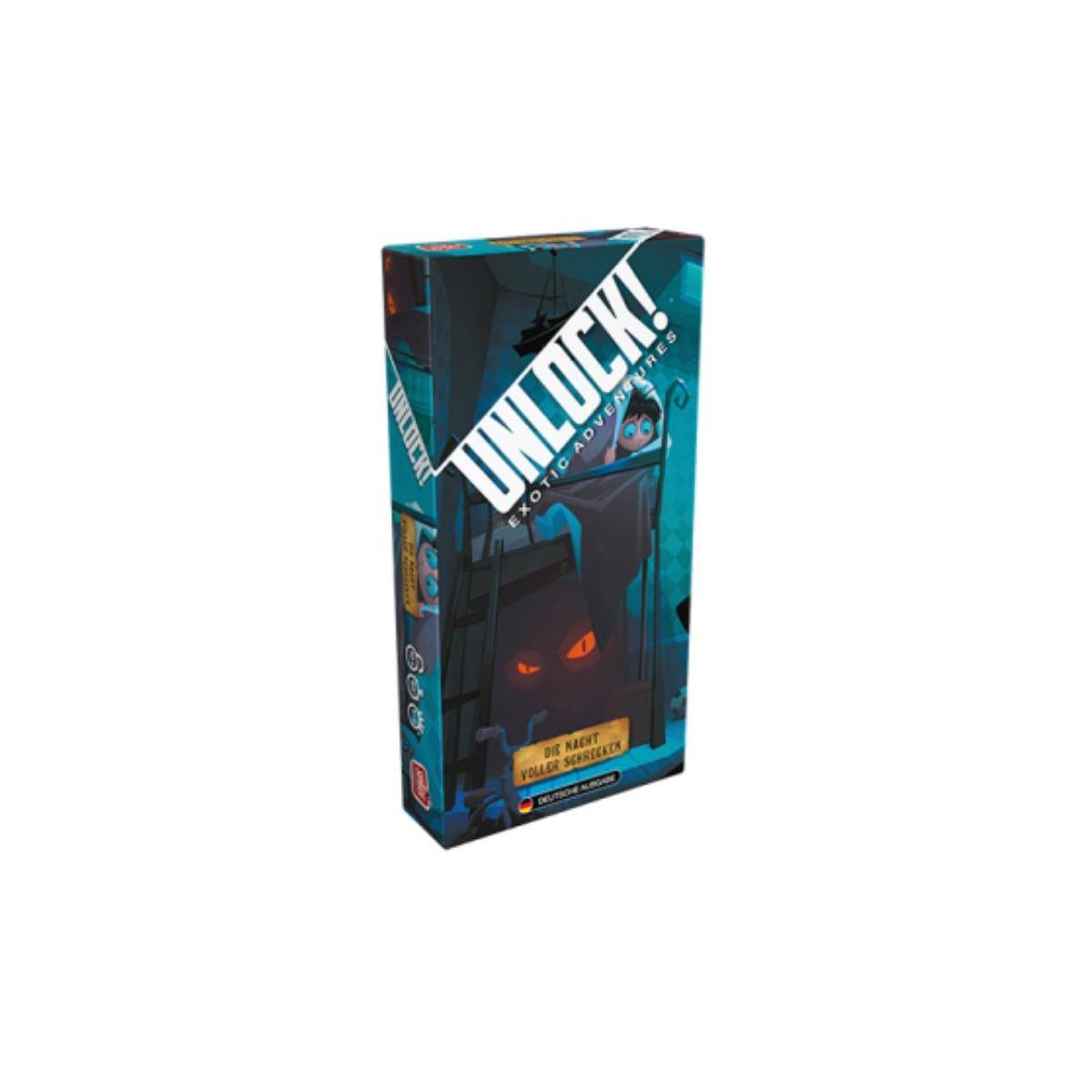 SCOD0039 - Unlock! - Die Nacht voller Schrecken - Kartenspiel, ab 10 Jahren (DE-Ausgabe)