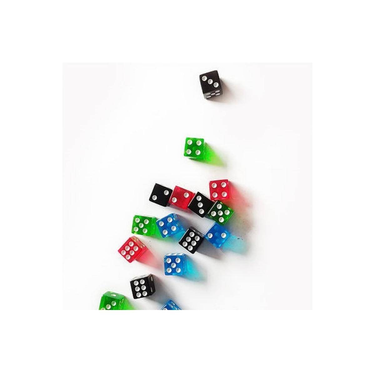 FG025 - Tumblin-Dice Medium: Würfelset 18 x Basis Würfel