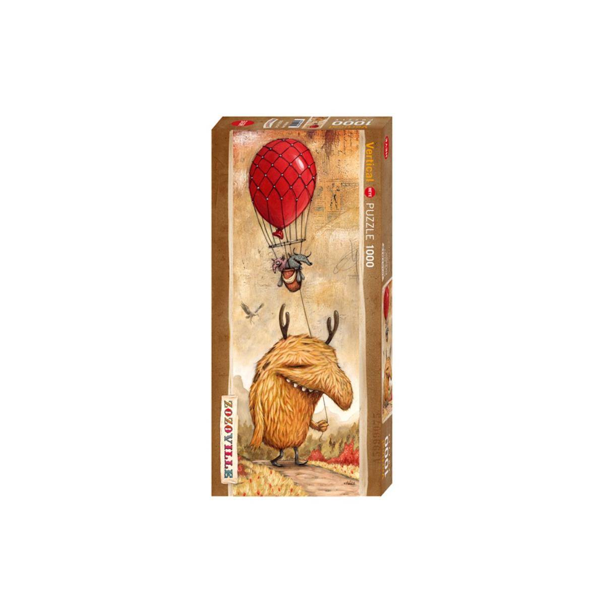 297435 - Red Balloonvon Zozoville, 1000 Teile - Puzzlegröße 32,6 x 94,5 cm