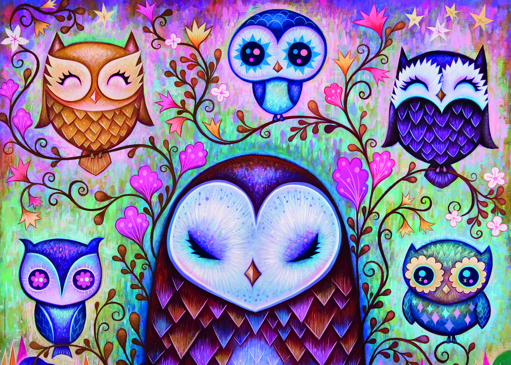 HEYE 29768 Jeremiah Ketner Dreaming Great Big Owl 1000 Teile Puzzle