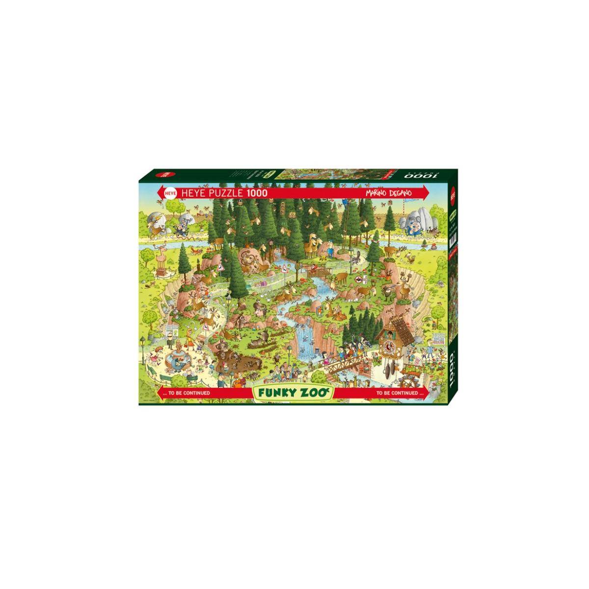 296384 - Lebensraum Schwarzwald - Funky Zoo, 1000 Teile, 70.0 x 50.0 cm