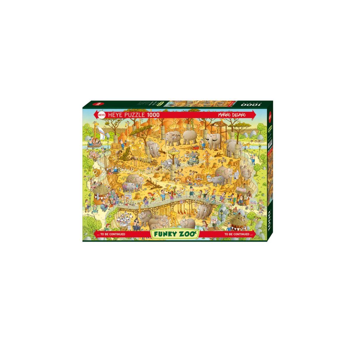 296391 - Lebensraum Afrika - Funky Zoo, 1000 Teile, 70.0 x 50.0 cm
