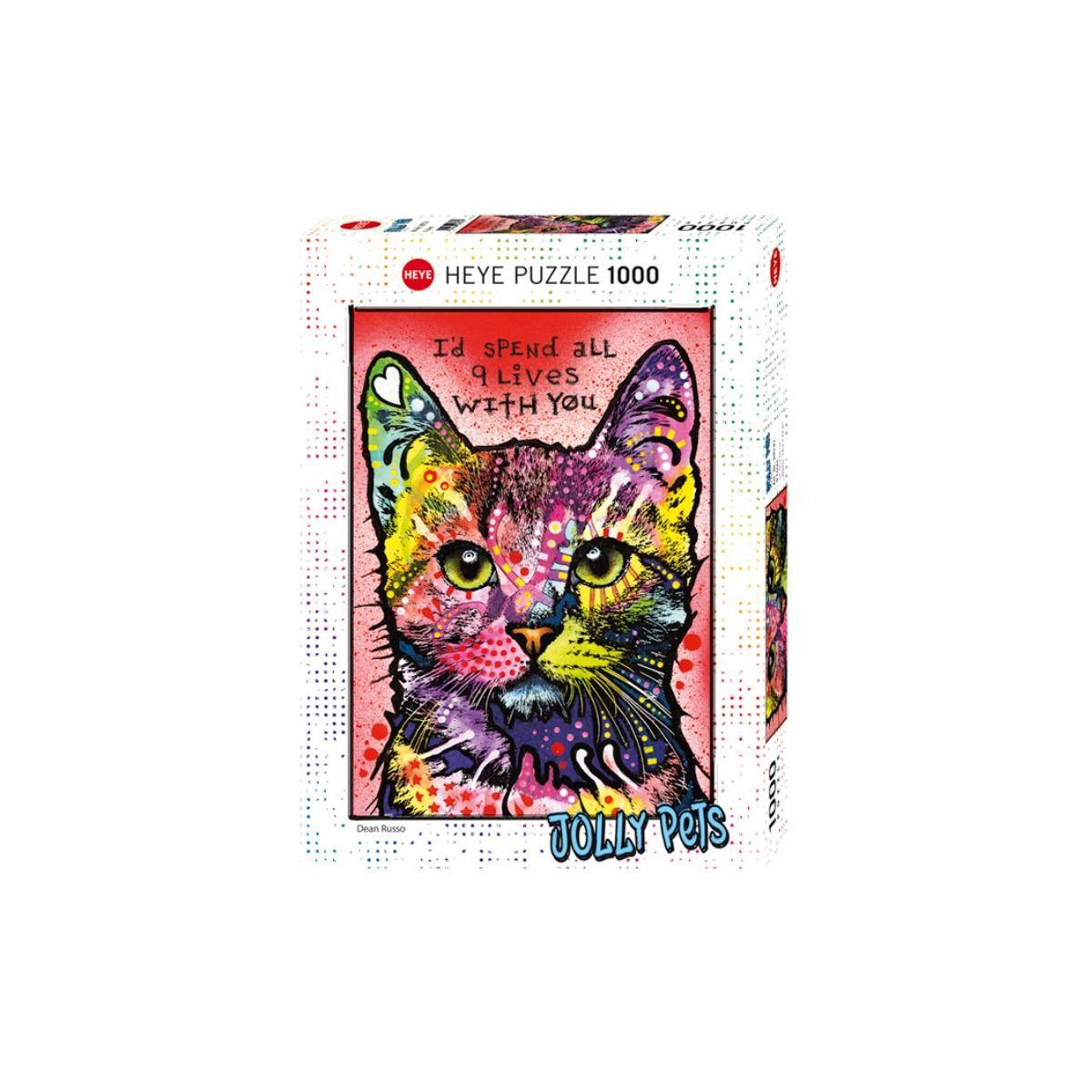 297312 - 9 Lives, 1000 Teile - Puzzlegröße 50 x 70 cm