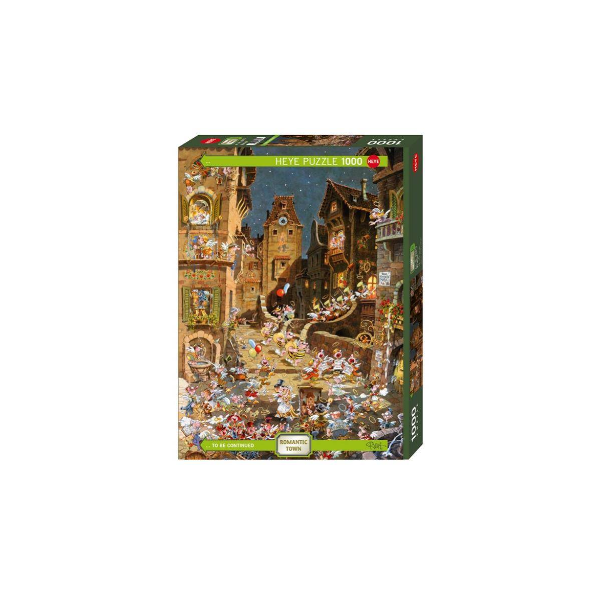 298753 - Bei Nacht - Romantic Town, 1000 Teile, 50.0 x 70.0 cm