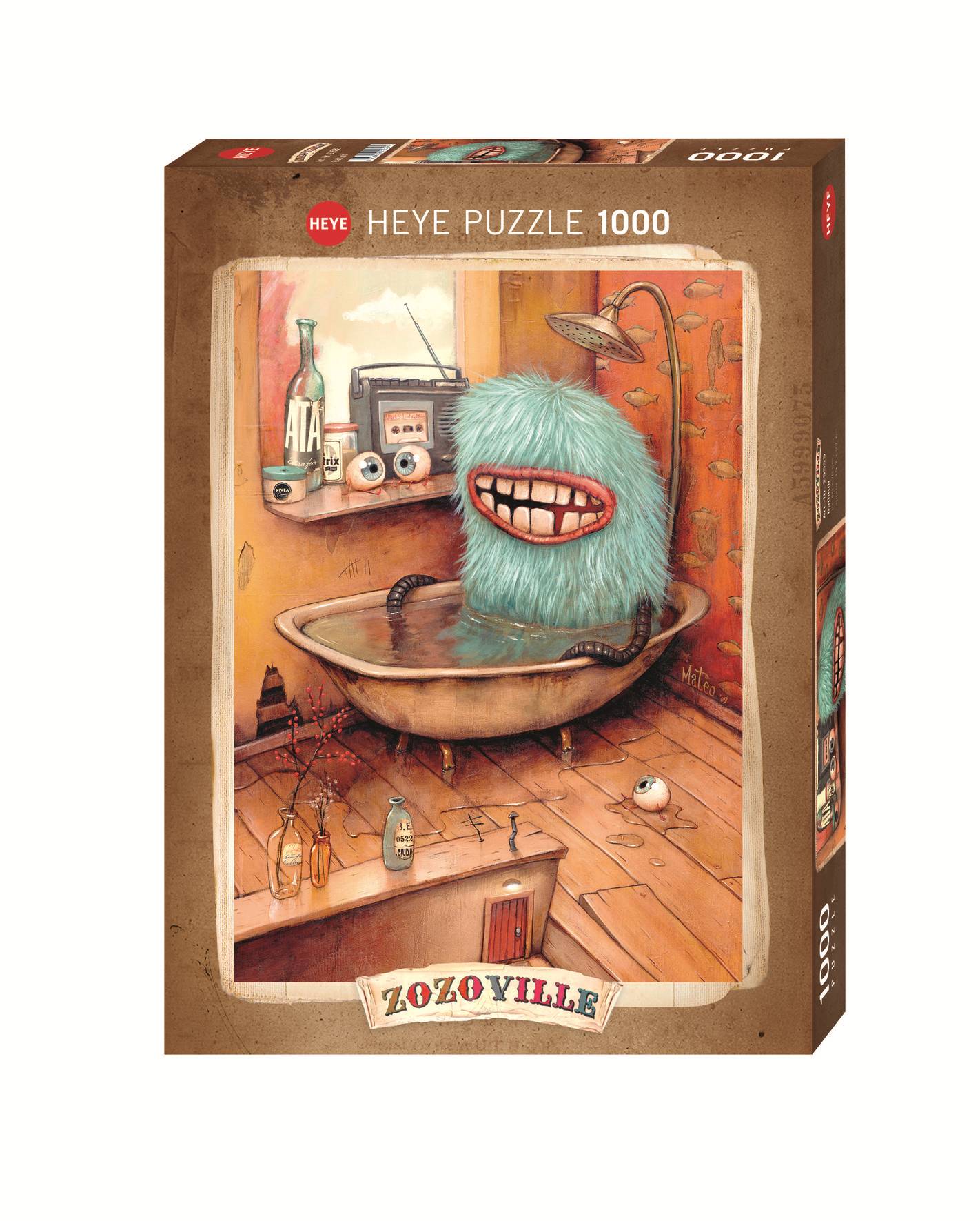 HEYE 29539 Zozoville Bathtub 1000 Teile Puzzle