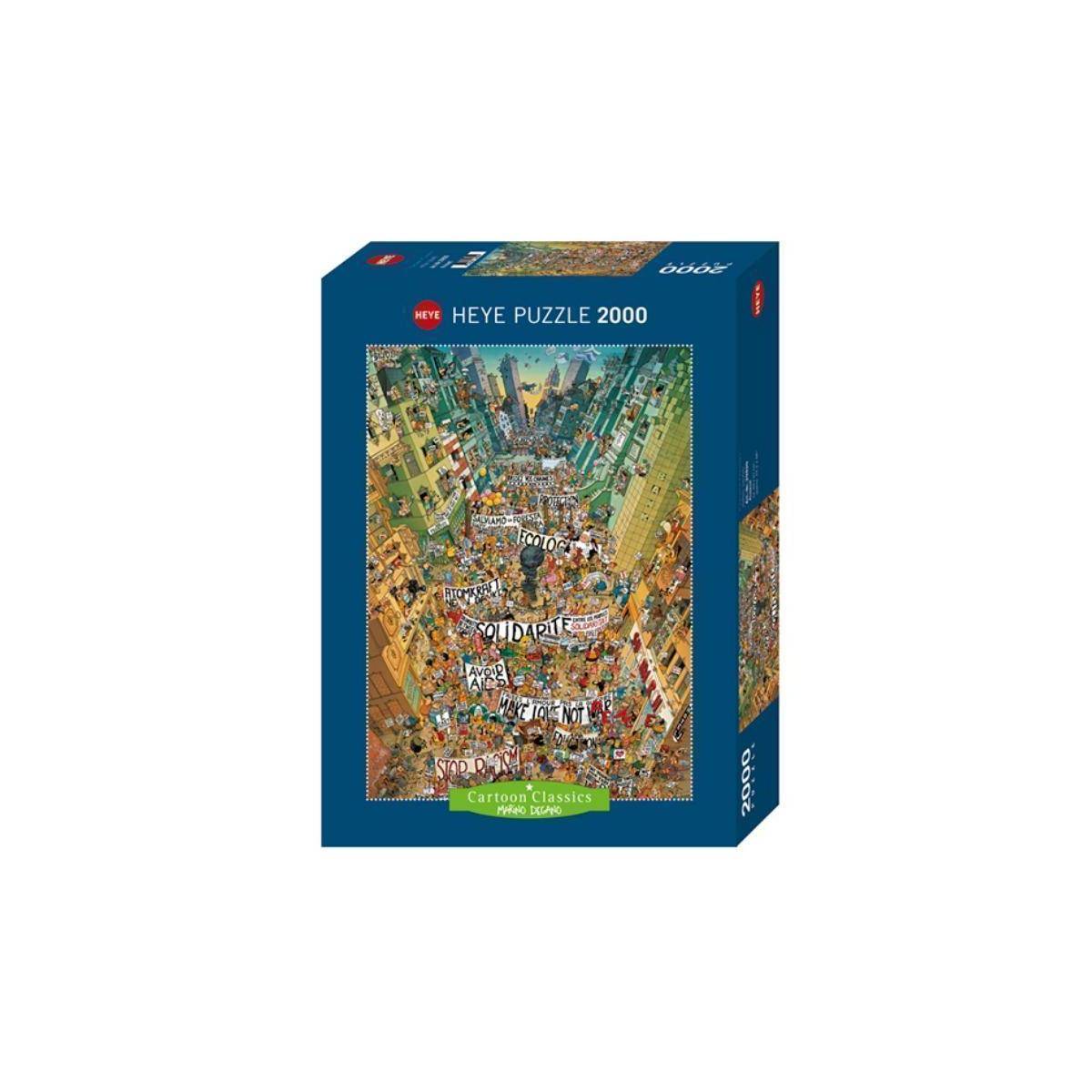 298203 - Protest! - Cartoon-Klassiker, 2000 Teile, 68.8 x 96.6 cm