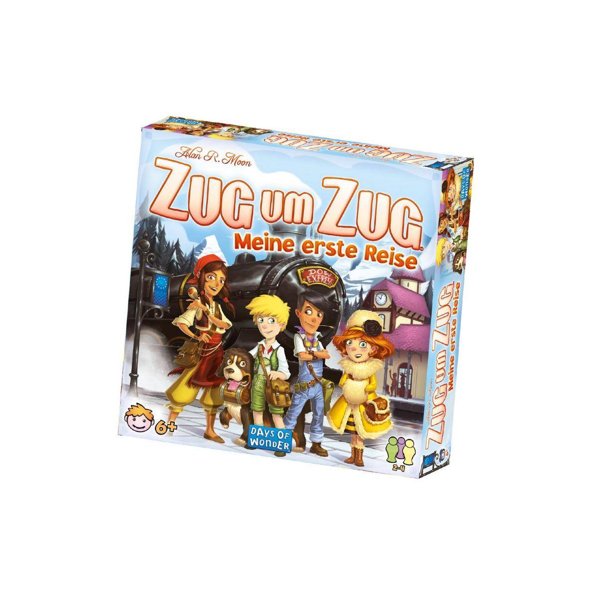 DOW0006 - Zug um Zug: Meine erste Reis- Brettspiel für 2-4 Spieler, ab 6 Jahren (DE-Ausgabe)