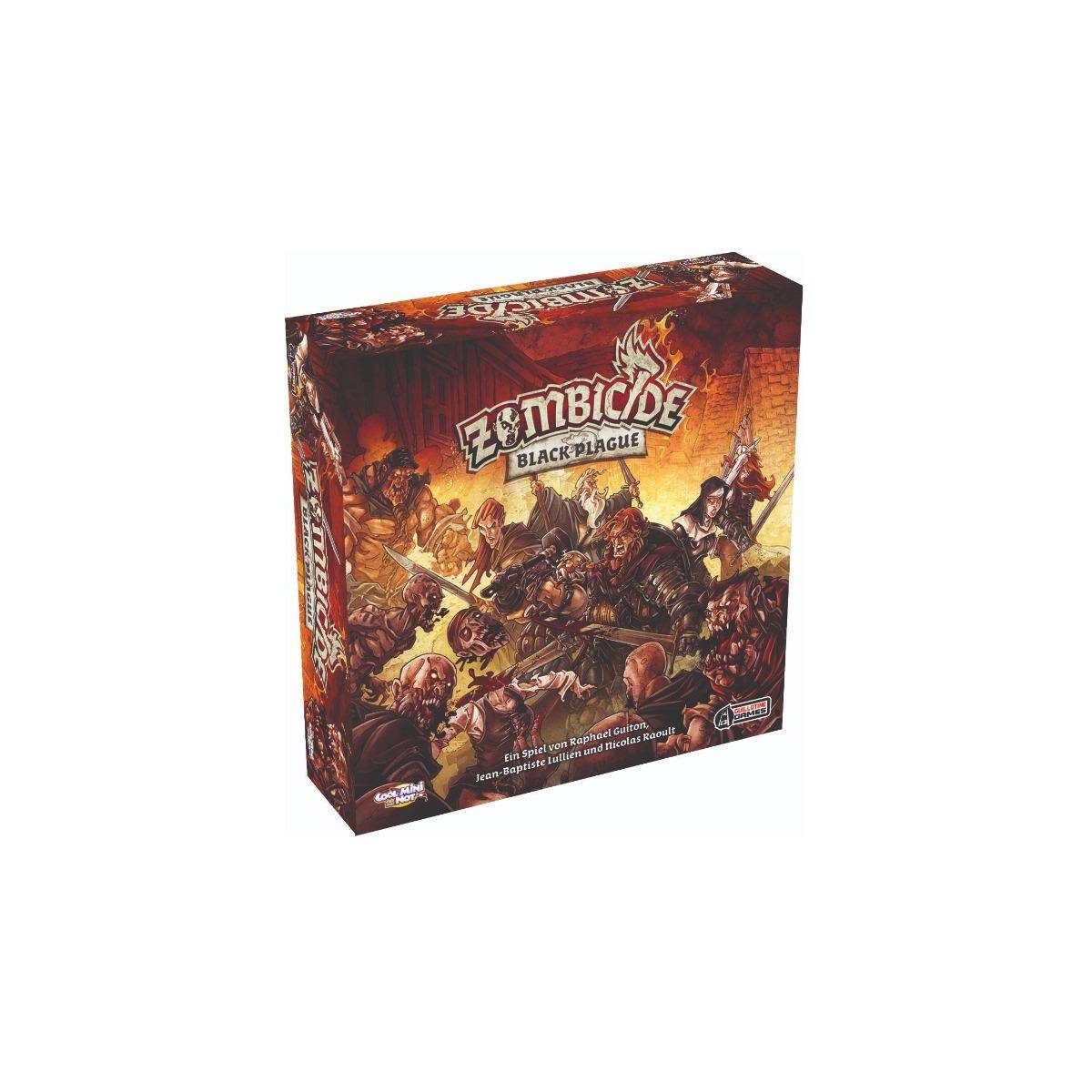 CMN0003 - Zombicide: Black Plague: Grundspiel, Brettspiel, 1-6 Spieler, ab 14 Jahren (DE-Ausgabe)