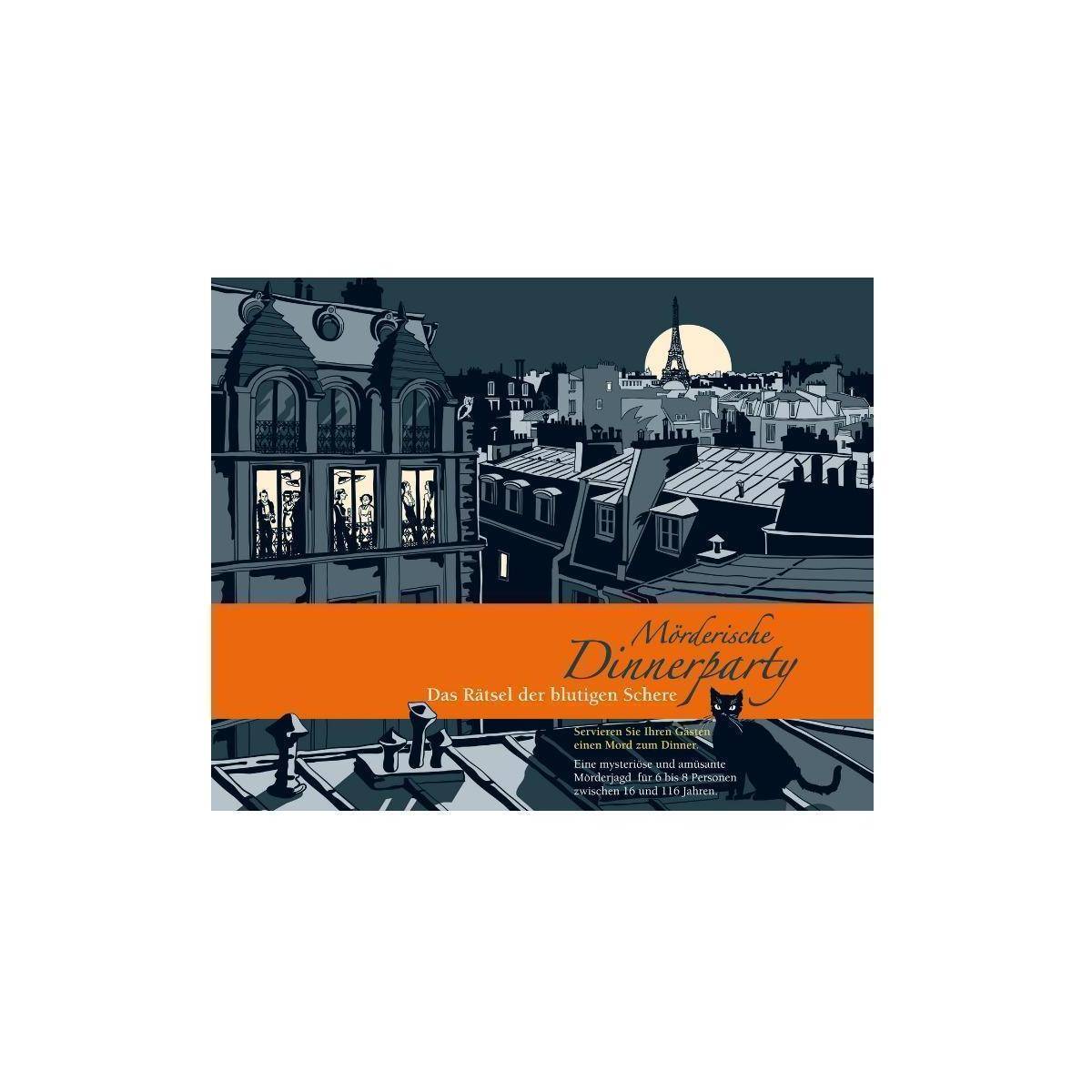 BLA00008 - Mörderische Dinnerparty - Das Rätsel der blutigen Schere, Rollenspiel (DE-Ausgabe)