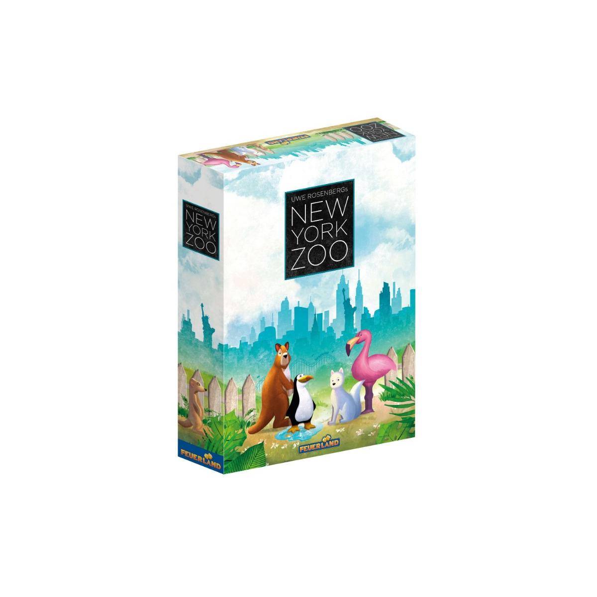 FEU63572 - New York Zoo, Brettspiel, 1-5 Spieler, ab 10 Jahren (DE-Ausgabe)