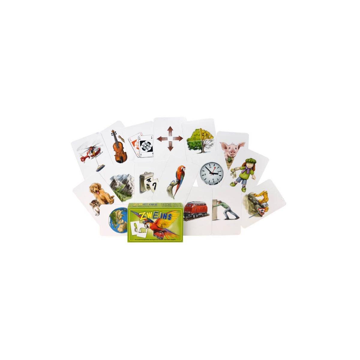 ADL31032 - Zweins - Kartenspiel (GB, DE, FR, ES), für 2 bis 6 Spieler, ab 10 Jahren