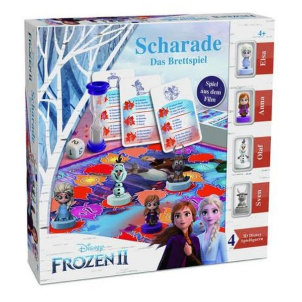22501552 - Disney Die Eiskönigin 2 - Scharade Brettspiel, för 2-4 Spieler, ab 5 Jahren (DE-Ausgabe)