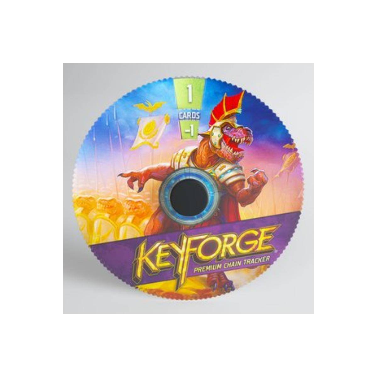 GGS60011 - KeyForge Premium Chain Tracker Saurian