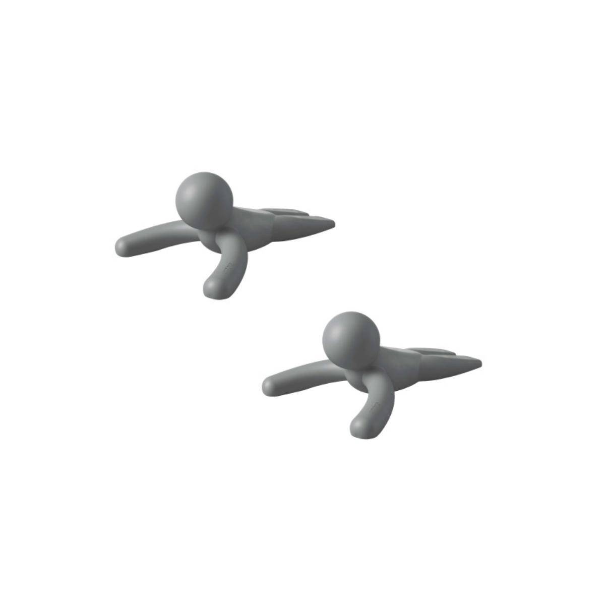 1013767-149 - BUDDY Türstopper, Türpuffer für jeden Untergrund, kohlegrau, 2er-Set