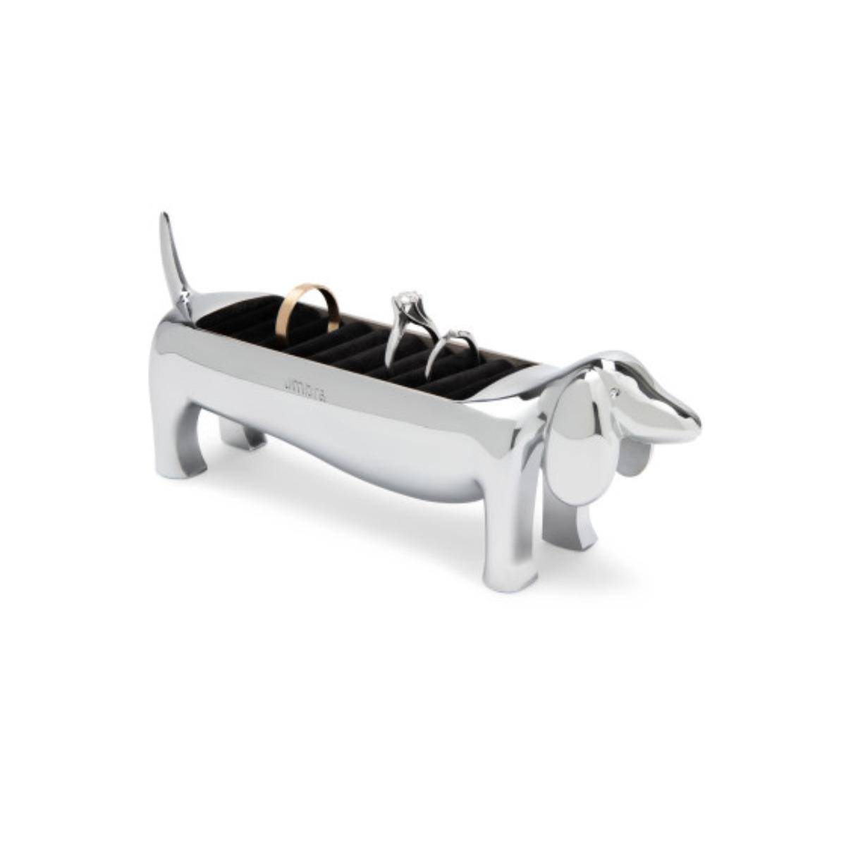 299245-158 - DACHSIE Ringhalter - Hund aus Gussmetall