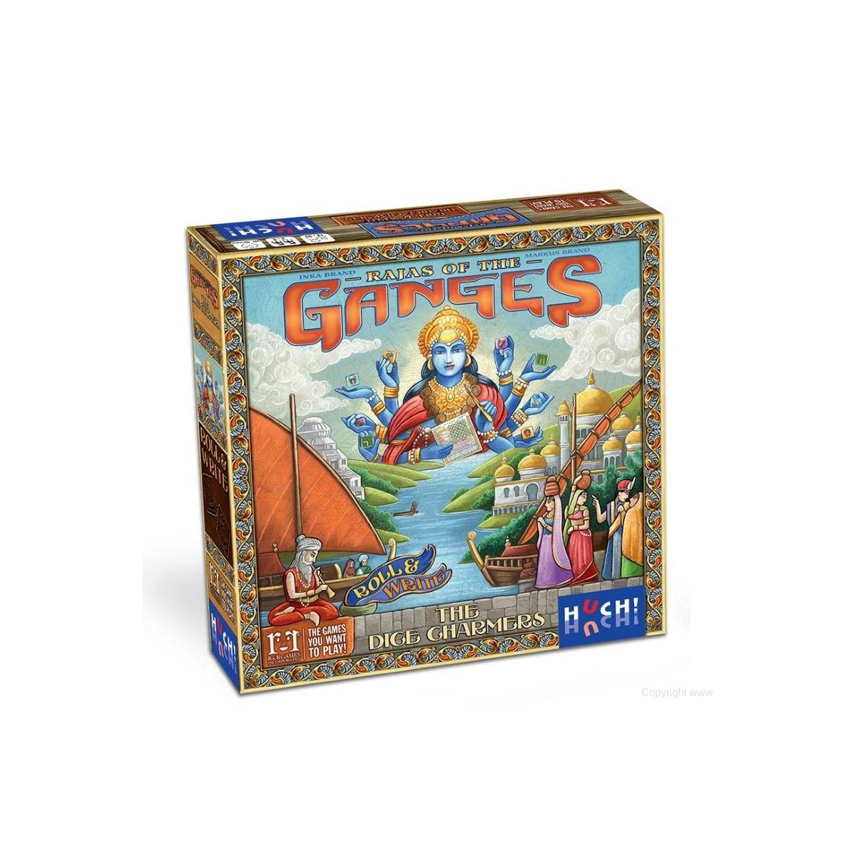 881373 - Rajas of the Ganges: The Dice Charmers, Würfel-/Brettspiel (DE, EN, FR - Ausgabe)