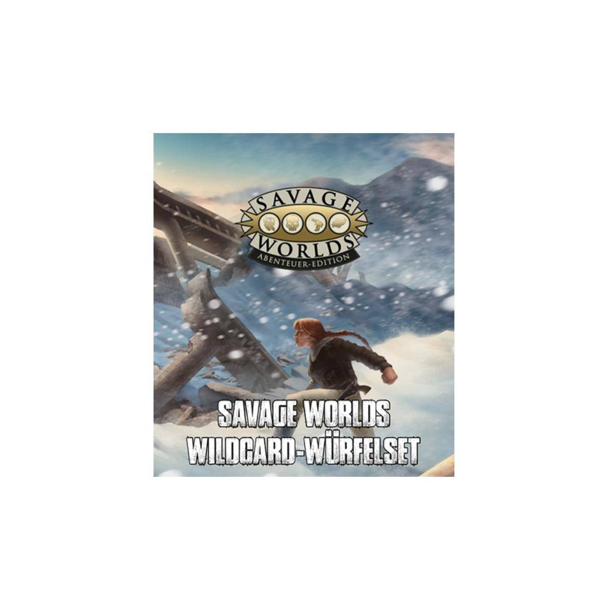 US85010 - Savage Worlds - Wildcard-Würfelset, 4 Würfel (DE-Ausgabe)