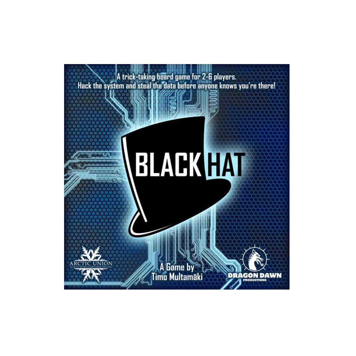 BLACK HAT (DE/EN) - Black Hat - Brettspiel, für 2-6 Spieler, ab 10 Jahren (international edition)