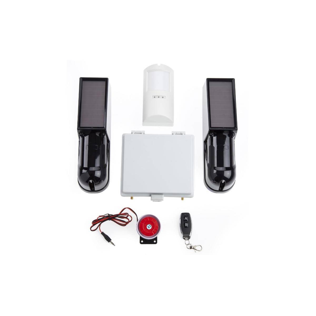 ALARM PRO-BEAM - Pro Alarm 20 - Mit solarbetriebenen Batteriestrahlern