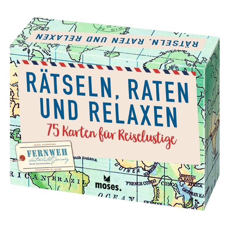 MOS55050 - Rätseln, Raten und Relaxen, Quizspiel, 1+ Spieler, ab 12 Jahren (DE-Ausgabe)