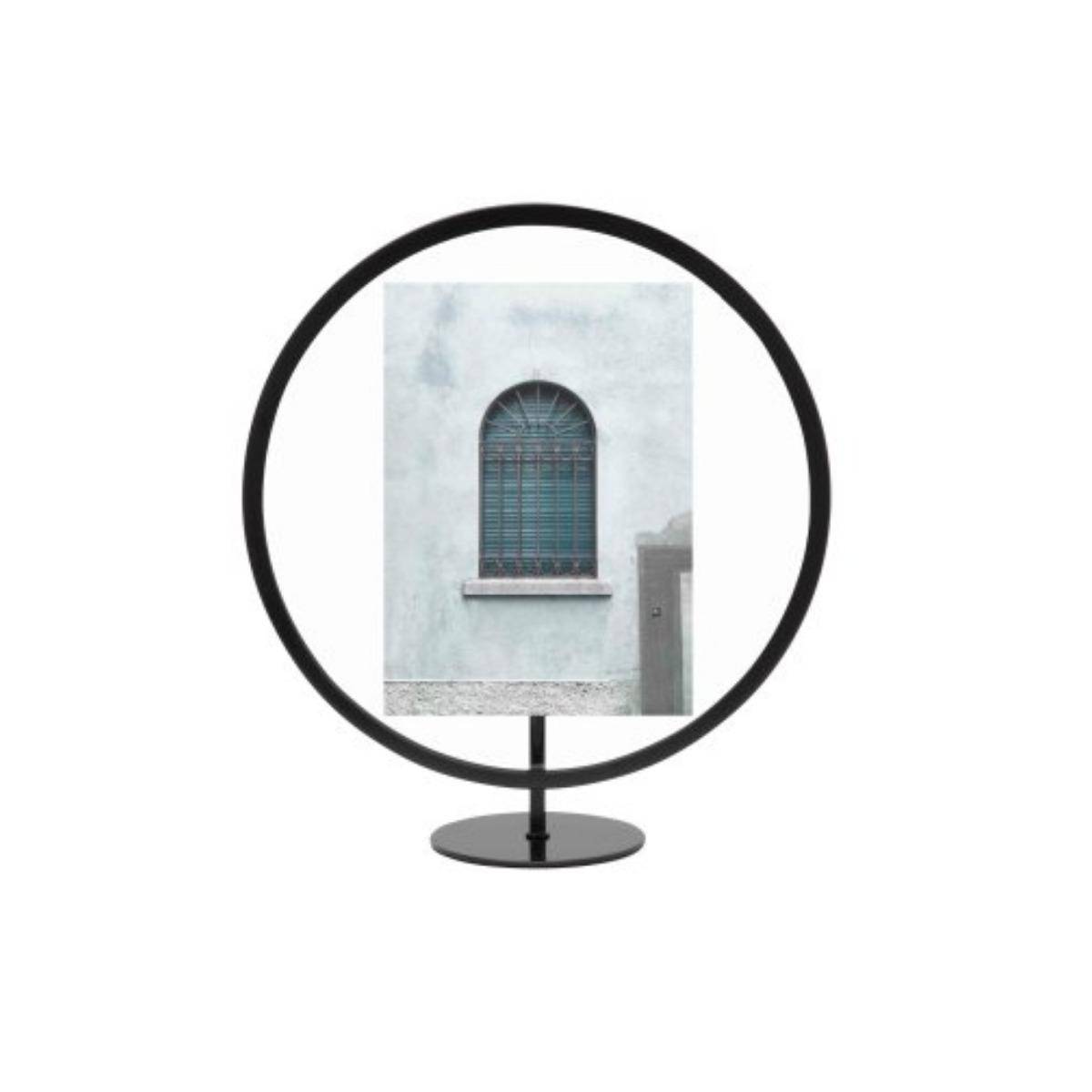 1012272-040 - INFINITY runder Bilderrahmen, 13X18 schwarz