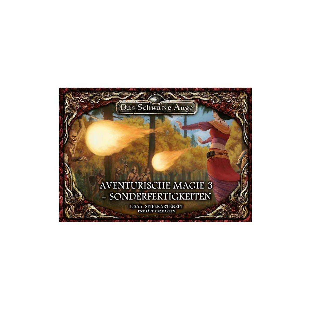 US25429 - DSA5 Spielkartenset - Aventurische Magie 3: Sonderfertigkeiten, 162 Karten (DE-Ausgabe)