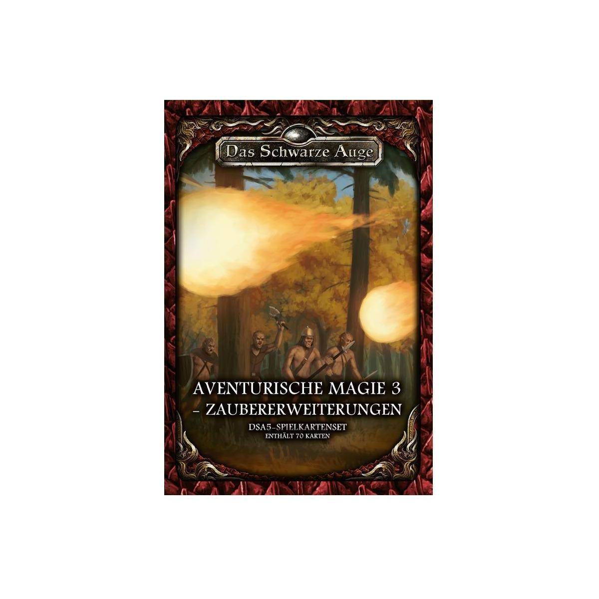 US25428 - DSA5 Spielkartenset - Aventurische Magie 3: Zaubererweiterung, 70 Karten (DE-Ausgabe)