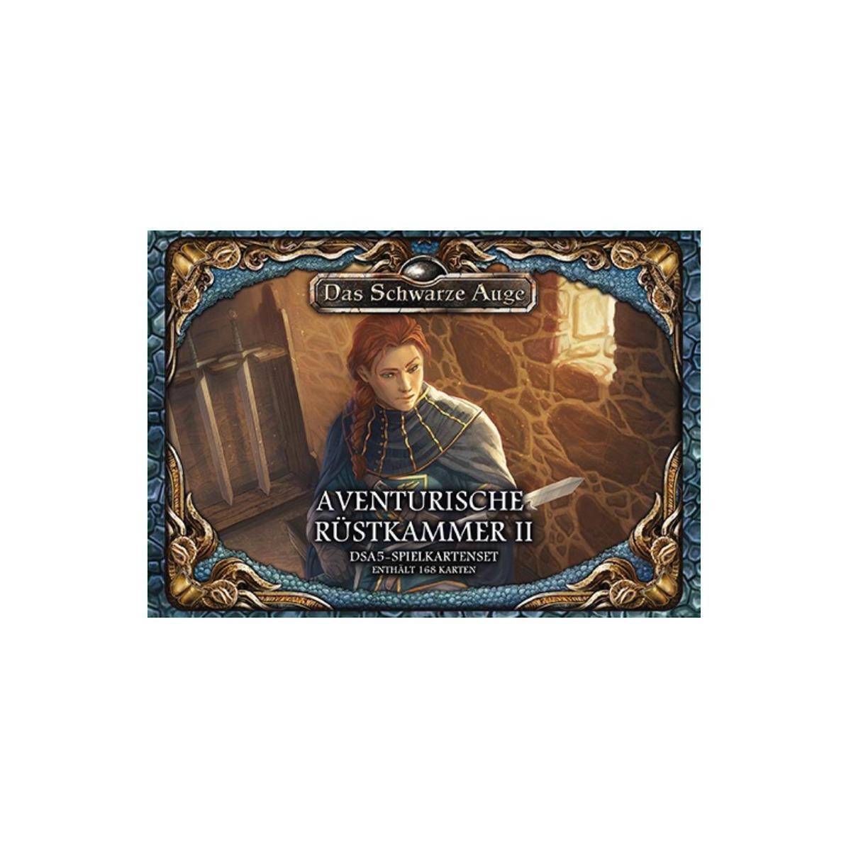 US25590 - DSA5 Spielkartenset - Aventurische Rüstkammer 2, 168 Karten (DE-Ausgabe)