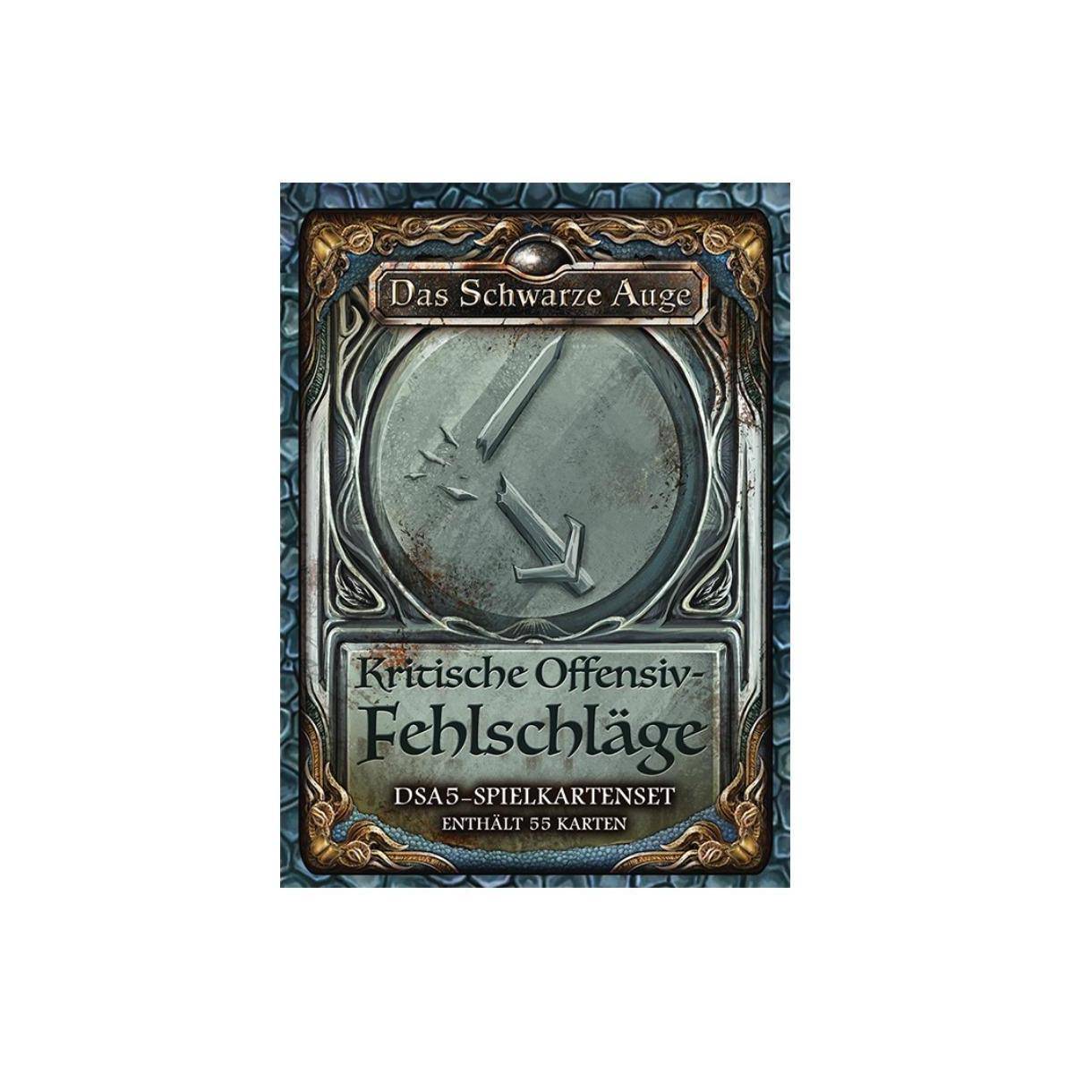 US25401 - DSA5 Spielkartenset - Kritische Offensiv-Fehlschläge, 55 Karten (DE-Ausgabe)