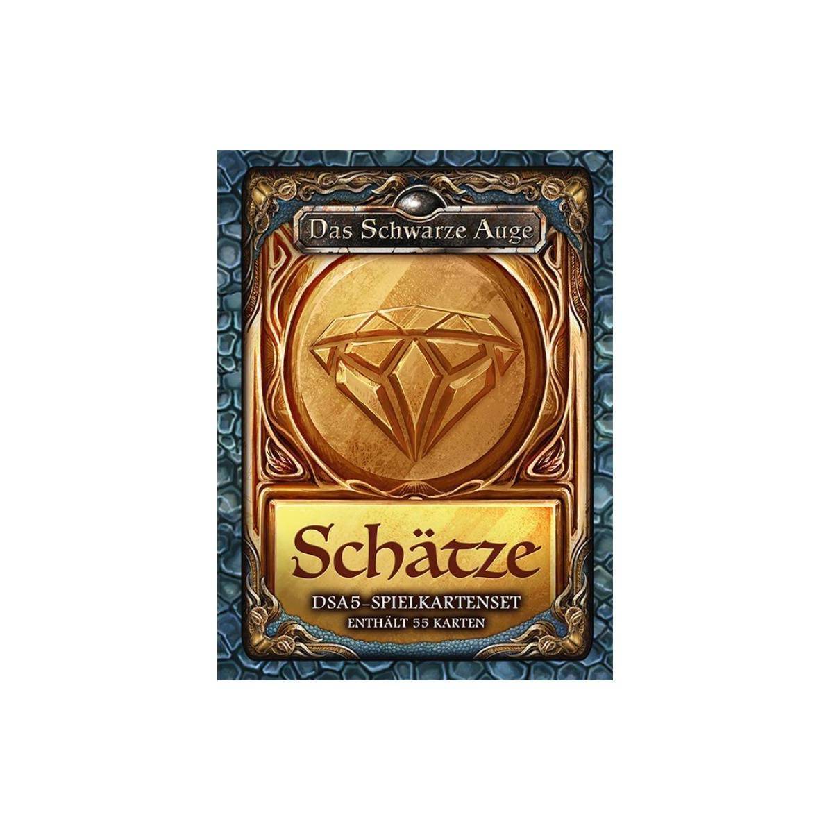 US25403 - DSA5 Spielkartenset - Schätze & Kostbarkeiten, 55 Karten (DE-Ausgabe)