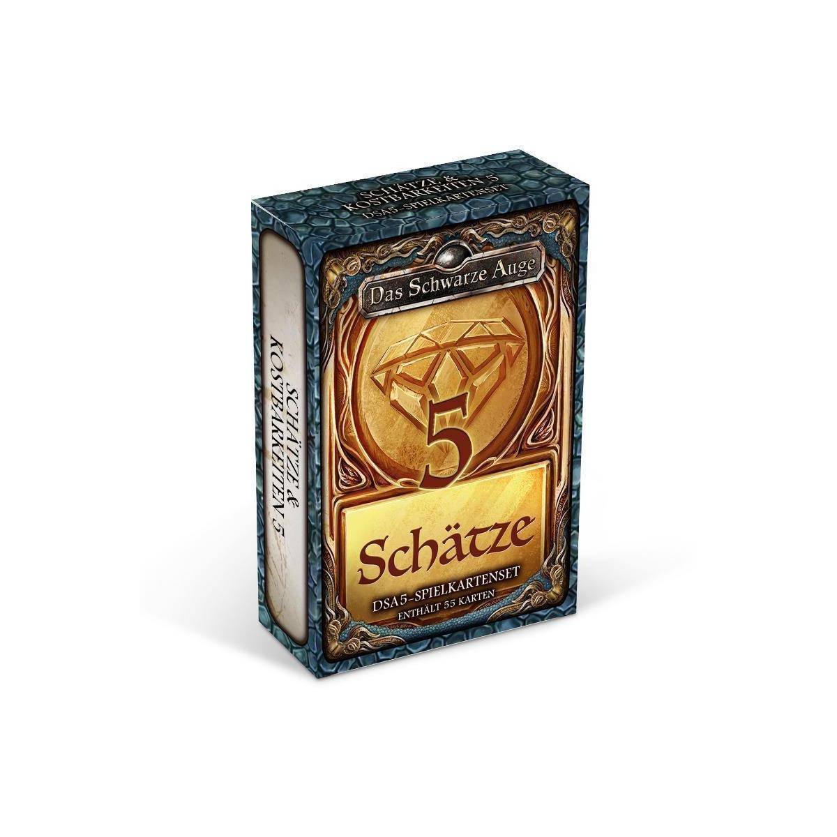 US25473 - DSA5 Spielkartenset - Schätze & Kostbarkeiten 5, 55 Karten (DE-Ausgabe)