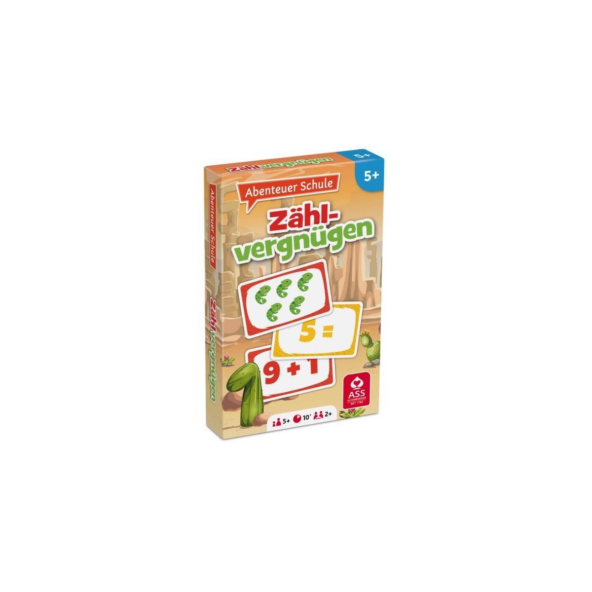 22572849 - Abenteuer Schule - Zählvergnügen, Kartenspiel 2+ Spieler, ab 5 Jahren (DE-Ausgabe)