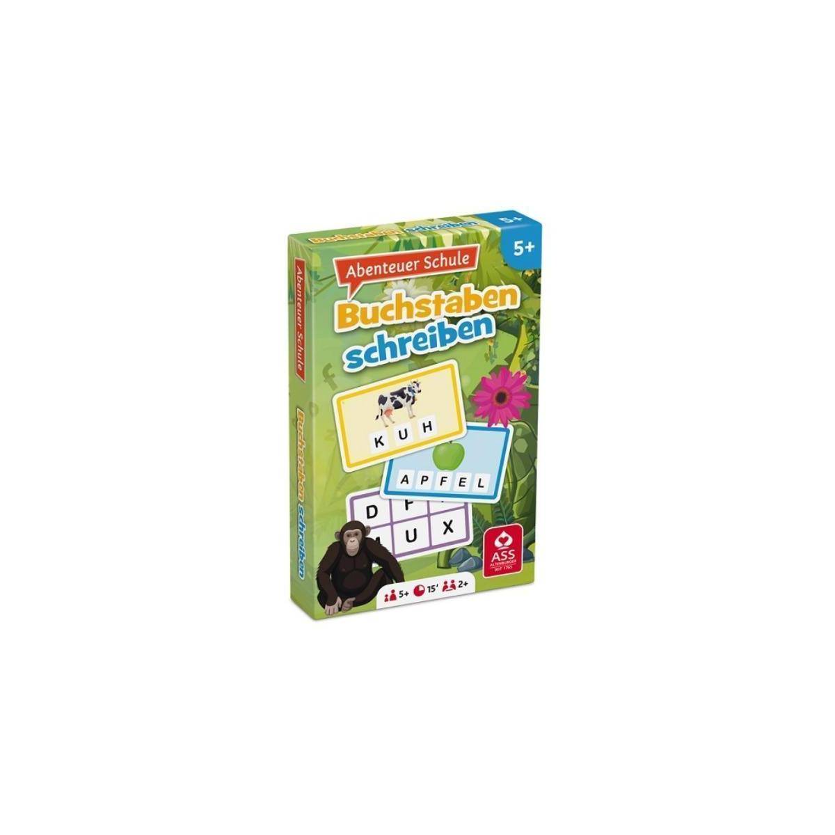 10029408-0001 - Abenteuer Schule - Buchstaben schreiben, Kartenspiel 2+ Spieler, ab 5 Jahren (DE-Ausgabe)