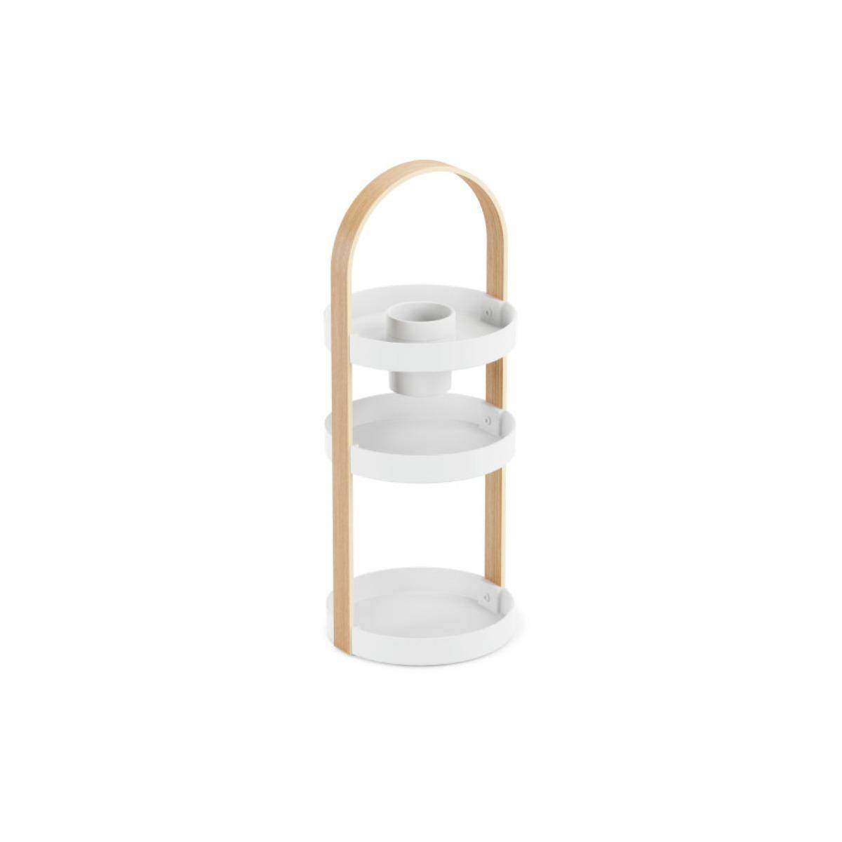 1015098-668 - BELLWOOD Kosmetikständer, weiß/ natur