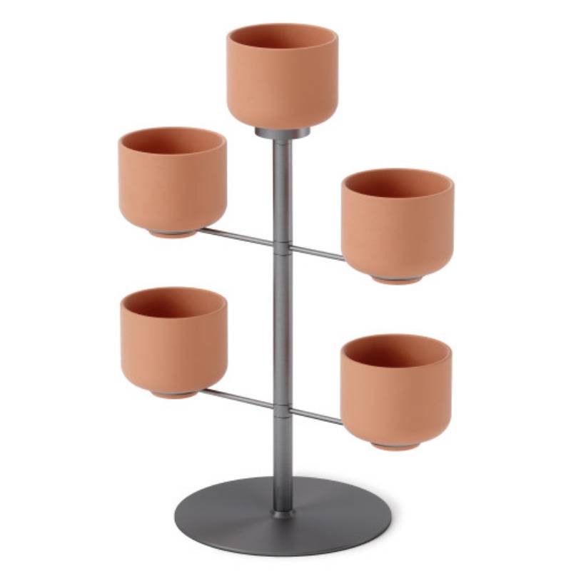 1015664-624 - TERRAPOTTA Pflanzen Dekoration, titanuim