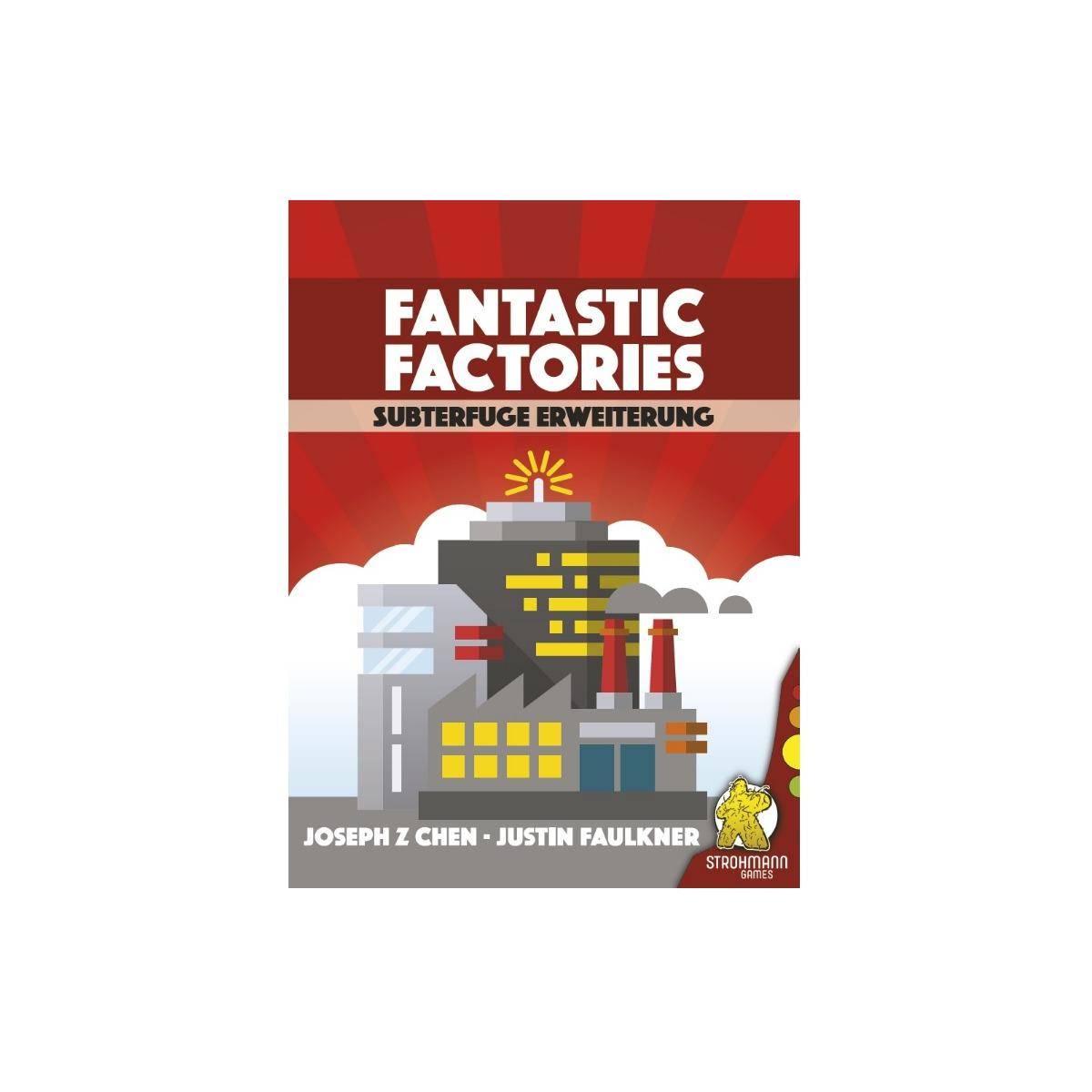 STRD0006 - Subterfuge: Fantastic Factories, ab 12 Jahren (Erweiterung, DE-Ausgabe)