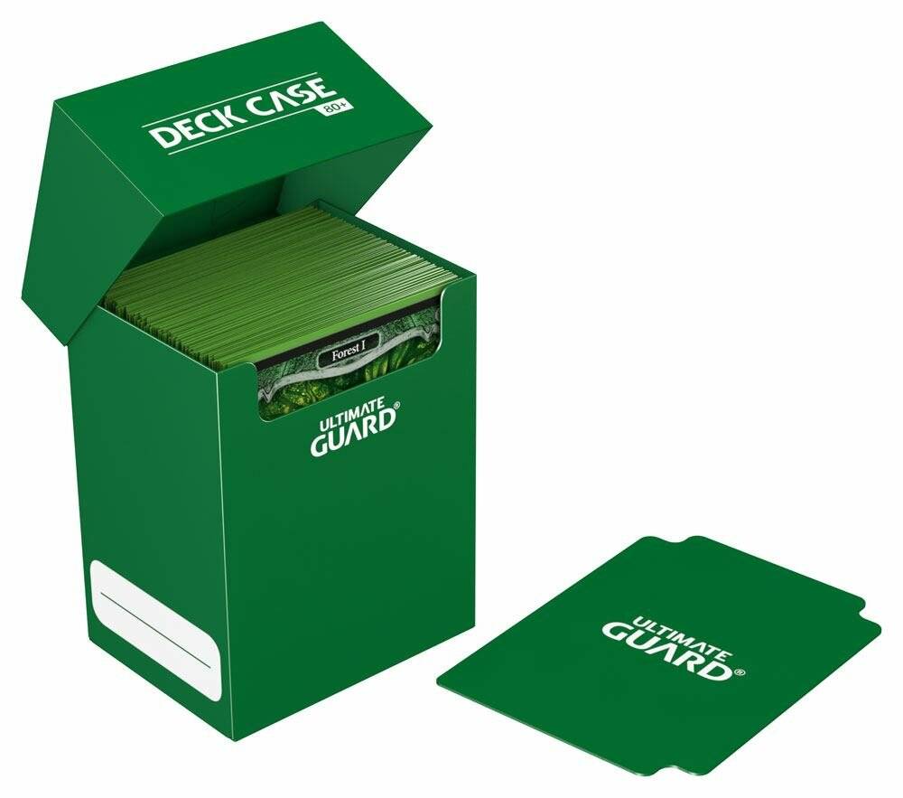 Ultimate Guard Deck Case 80+ Standardgröße Grün