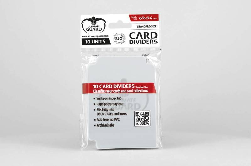 Ultimate Guard Card Divider Standard Size Clear (10) Neu & OVP