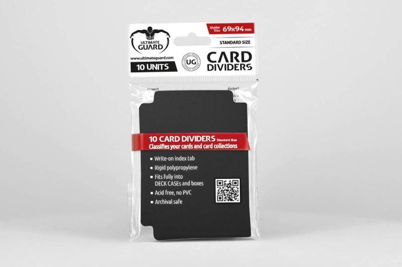 Ultimate Guard Card Divider Standard Size Schwarz (10) Neu & OVP