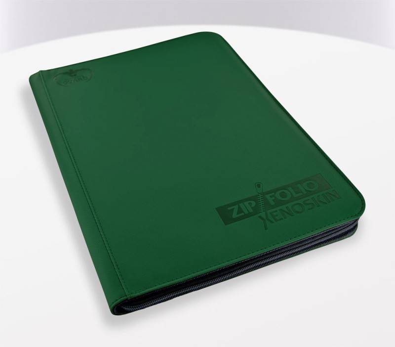 Ultimate Guard 9-Pocket Zipfolio Xenoskin Grün Neu & OVP