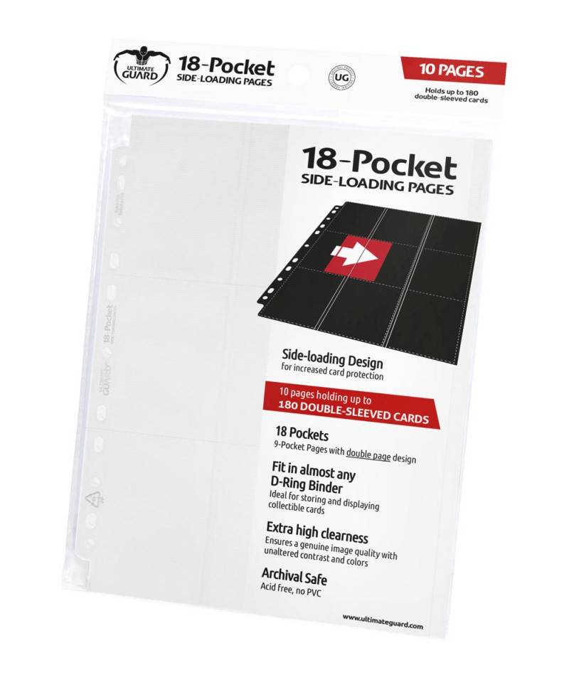 18-Pocket Side-Loading Supreme Pages Weiß (10) Neu & OVP