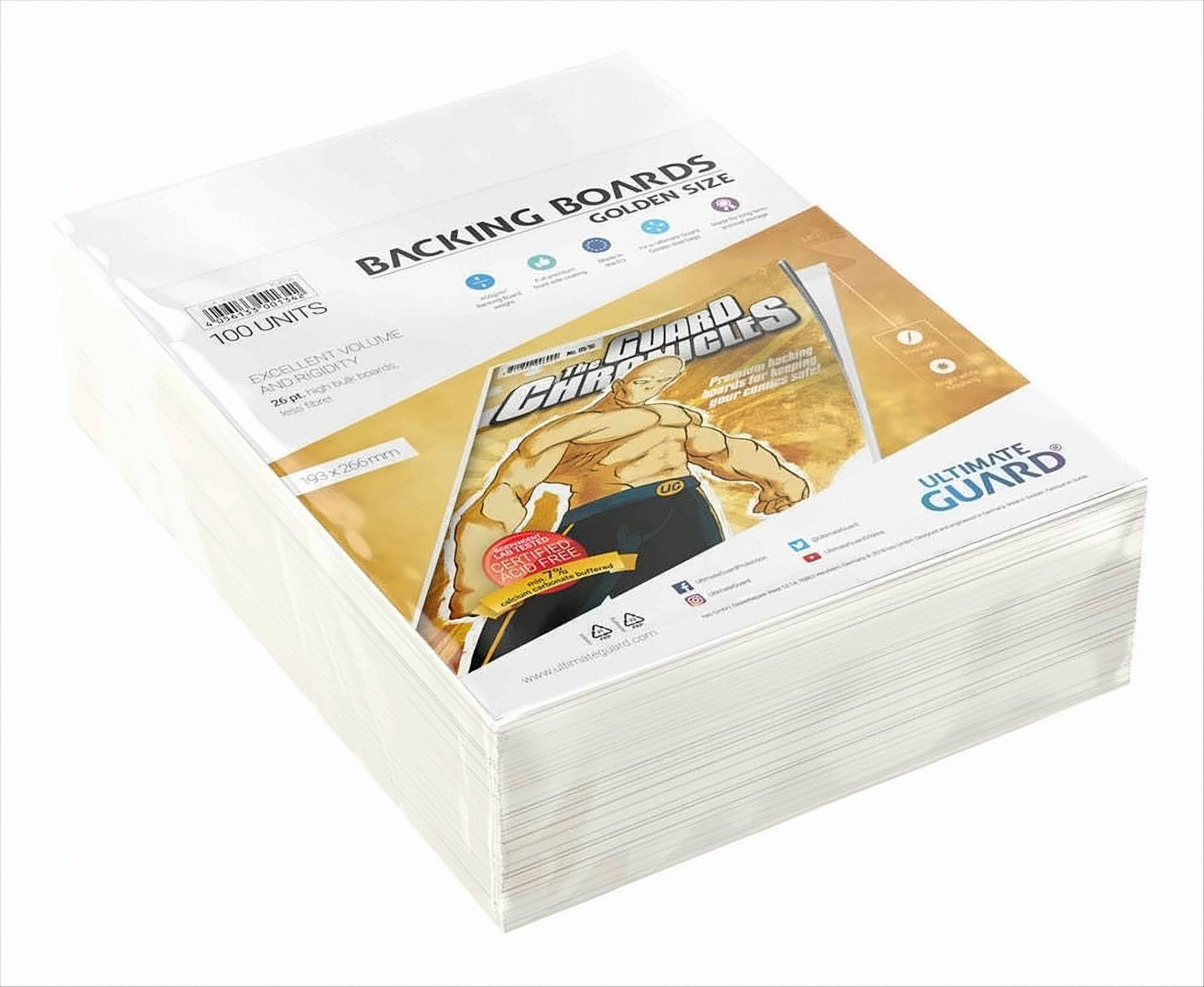 UG Comic Backing Boards Golden Size 100 ct. Neu & OVP