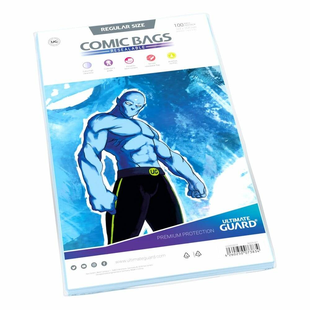 Ultimate Guard Comic Bags wiederverschließbar Regular Size (100)