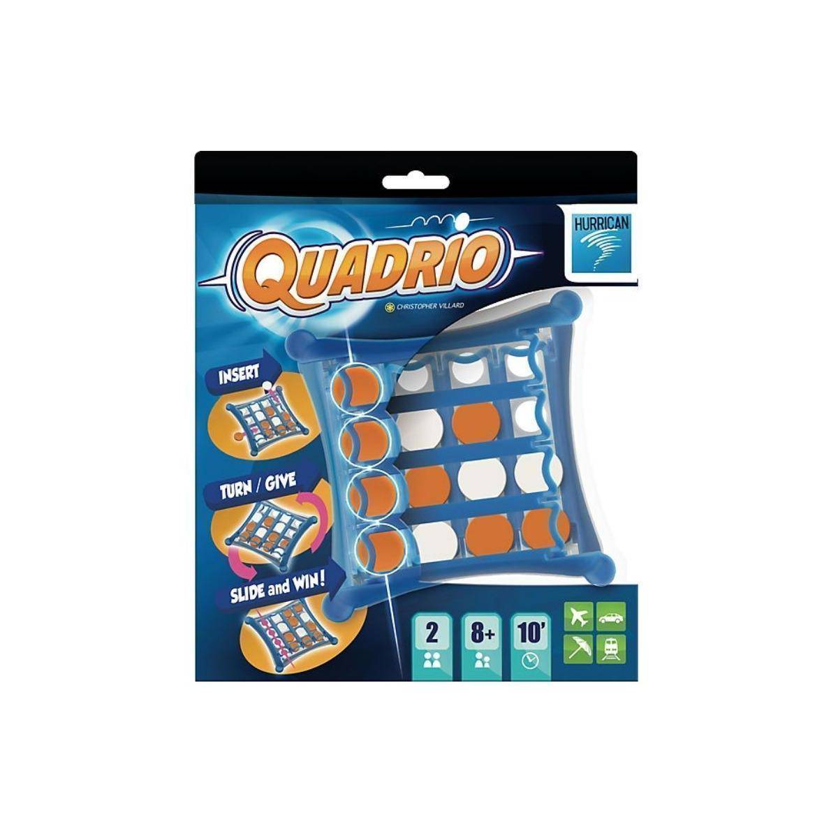 HURD0005 - Quadrio - Figurenspiel, für 2 Spieler, ab 8 Jahren