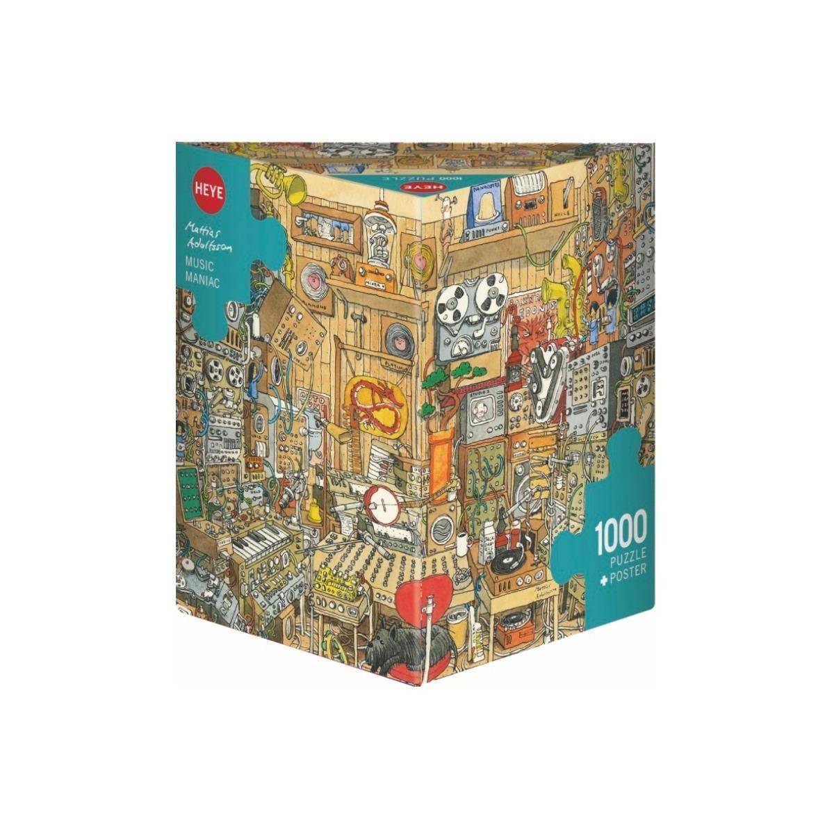 299286 - Music Maniac, Adolfsson - 1000 Teile, 70 x 50 cm