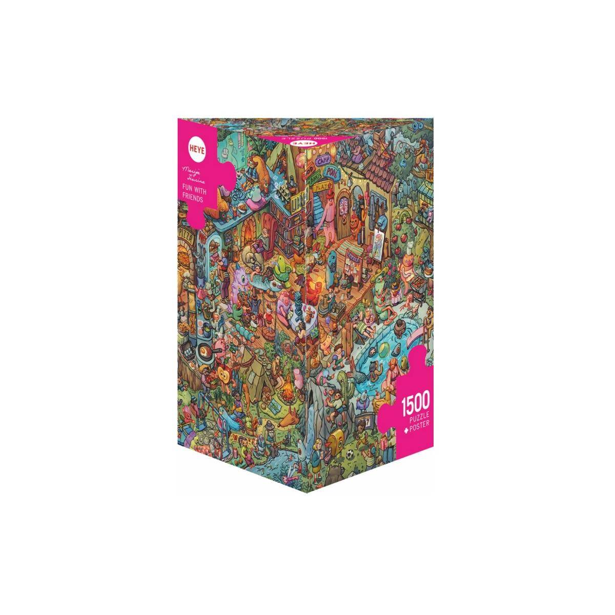 299293 - Fun With Friends, Tiurina - 1500 Teile, 80 x 60 cm