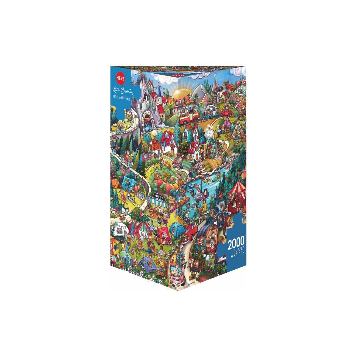 299309 - Go Camping!, Berman - 2000 Teile, 96.6 x 68.8 cm