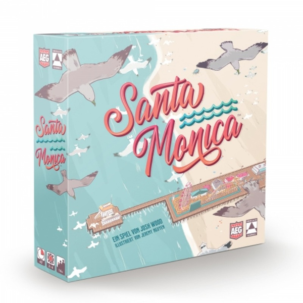 SKE48003 - Santa Monica, Brettspiel, 2-4 Spieler, ab 14 Jahren (DE-Ausgabe)