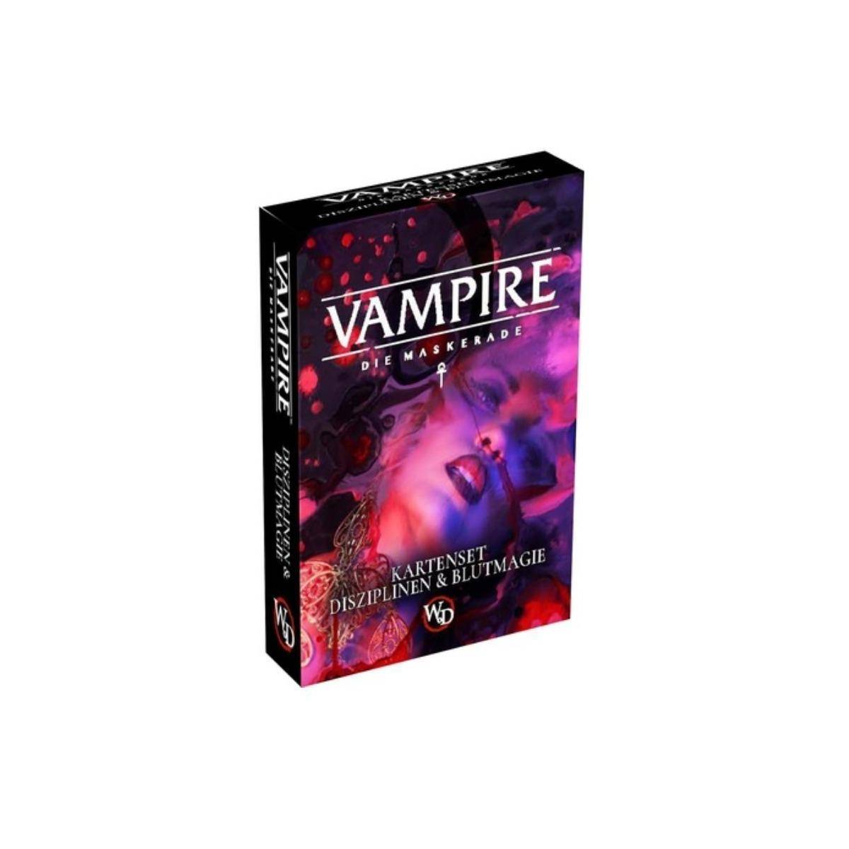 US80110 - Vampire V5 - Die Maskerade: Kartenset - Disziplinen & Blutmagie (DE-Ausgabe)